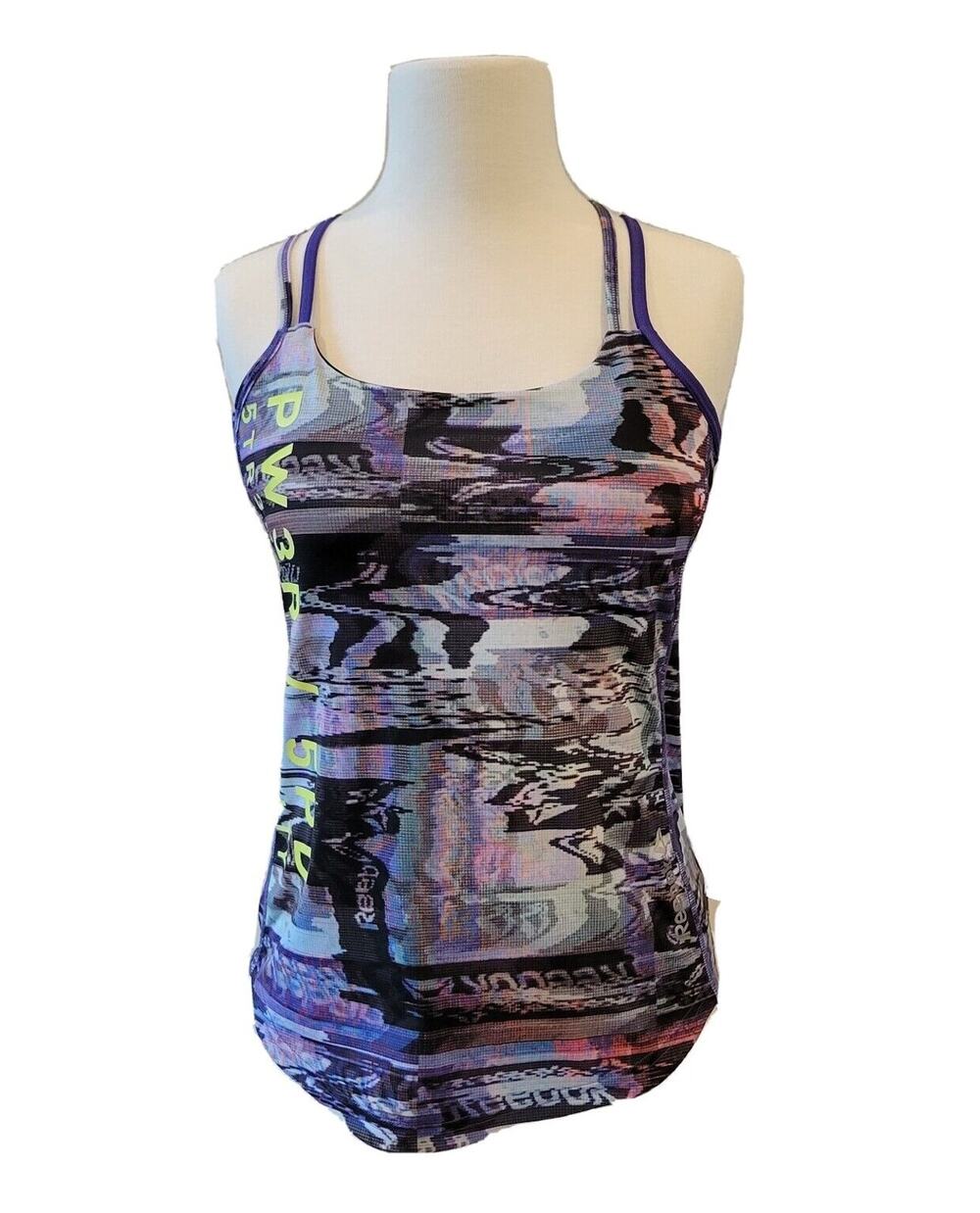 Reebook Womens Top Tank Shirt Size Small Strech